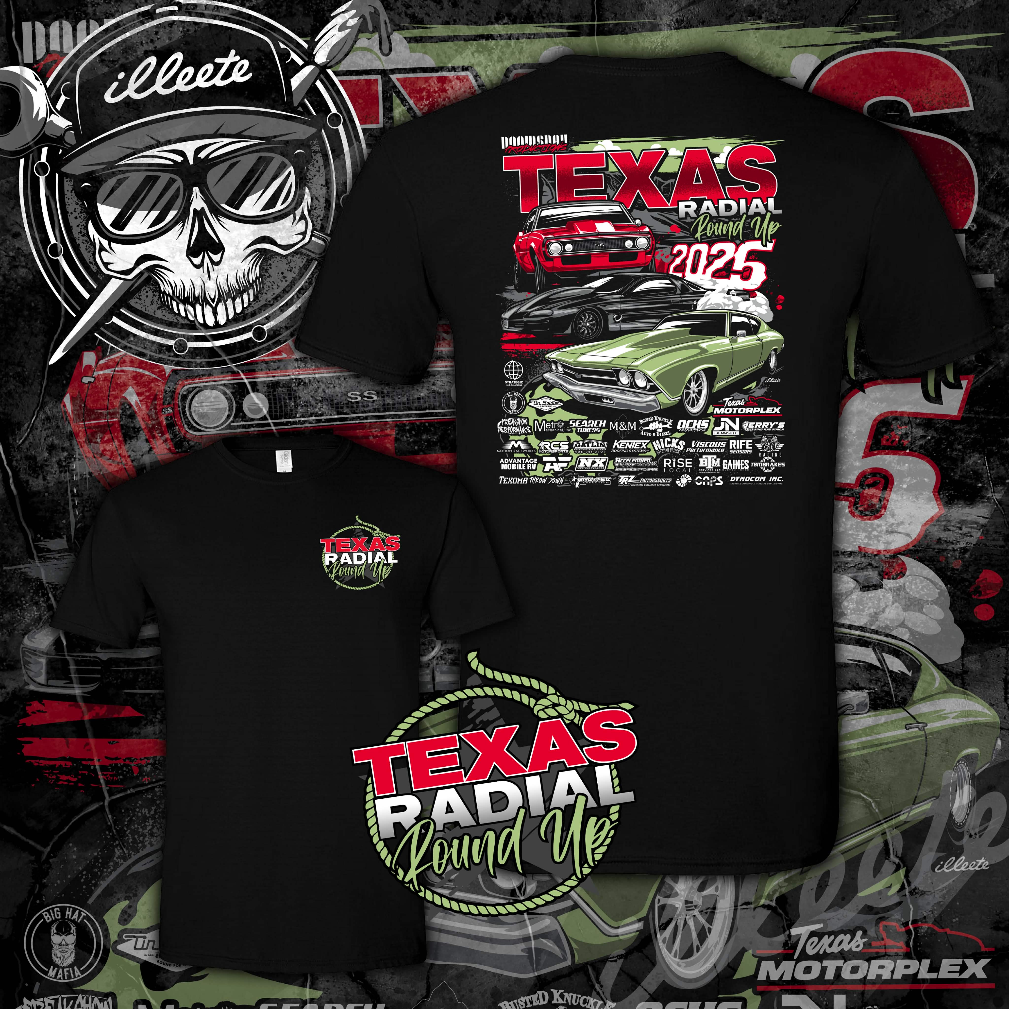 Radial Round Up 2025 Shirts – Doomsday Productions